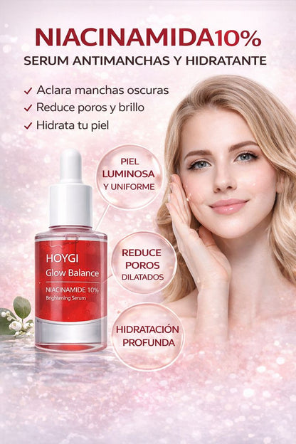 Skin Reset Serum - Niacinamida 10% – Hidratación profunda, piel luminosa y reducción de manchas