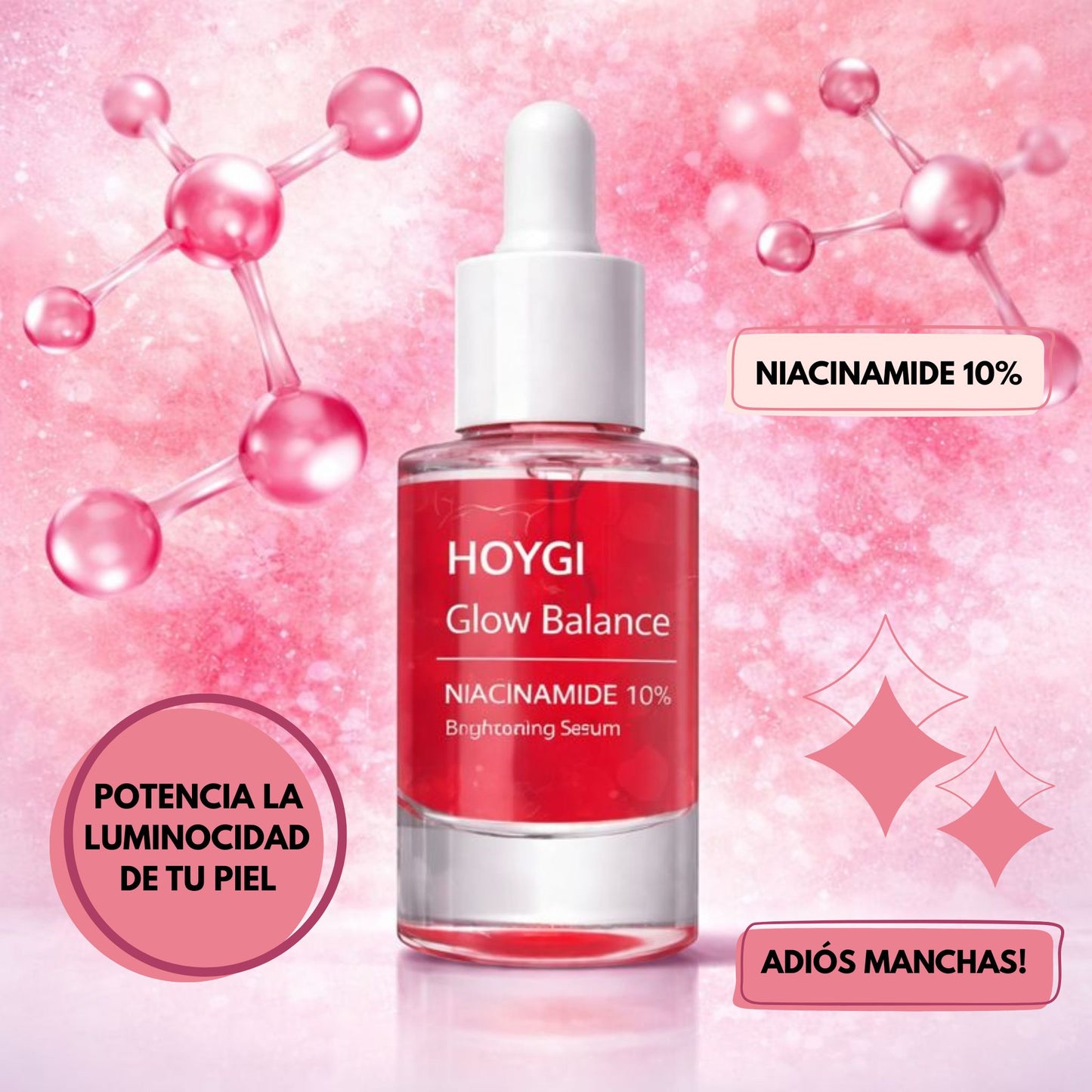 Skin Reset Serum - Niacinamida 10% – Hidratación profunda, piel luminosa y reducción de manchas